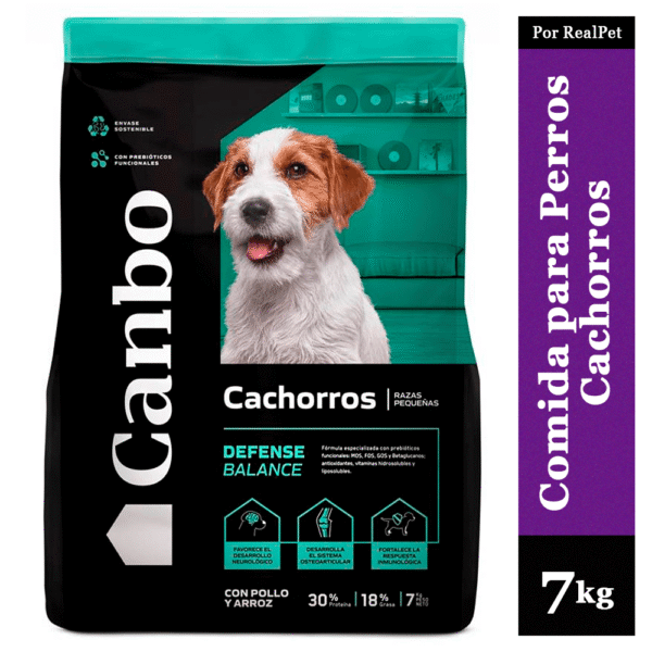 Comida para Perro Cachorro Pequeño Canbo Pollo 7 kg