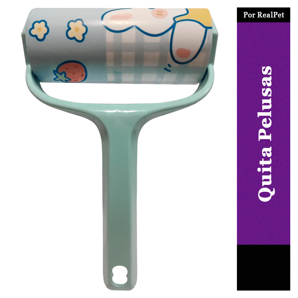 Rodillo Quita pelusas de Perro y Gato 12 x 18 cm Verde