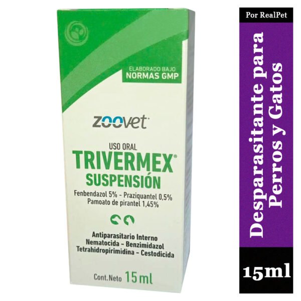 Desparasitante en Gotas para Perros y Gatos Trivermex 15ml