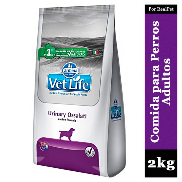Comida para Perro Urinario Vet Life Urinary Ossalati 2 kg