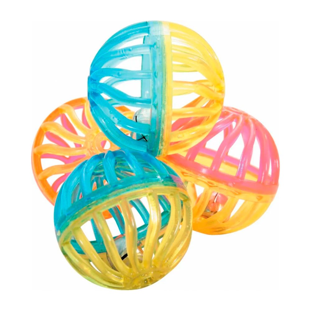 Juguete de Pelota Transparente para Gato 2 Unidades 3.5cm - Imagen 2