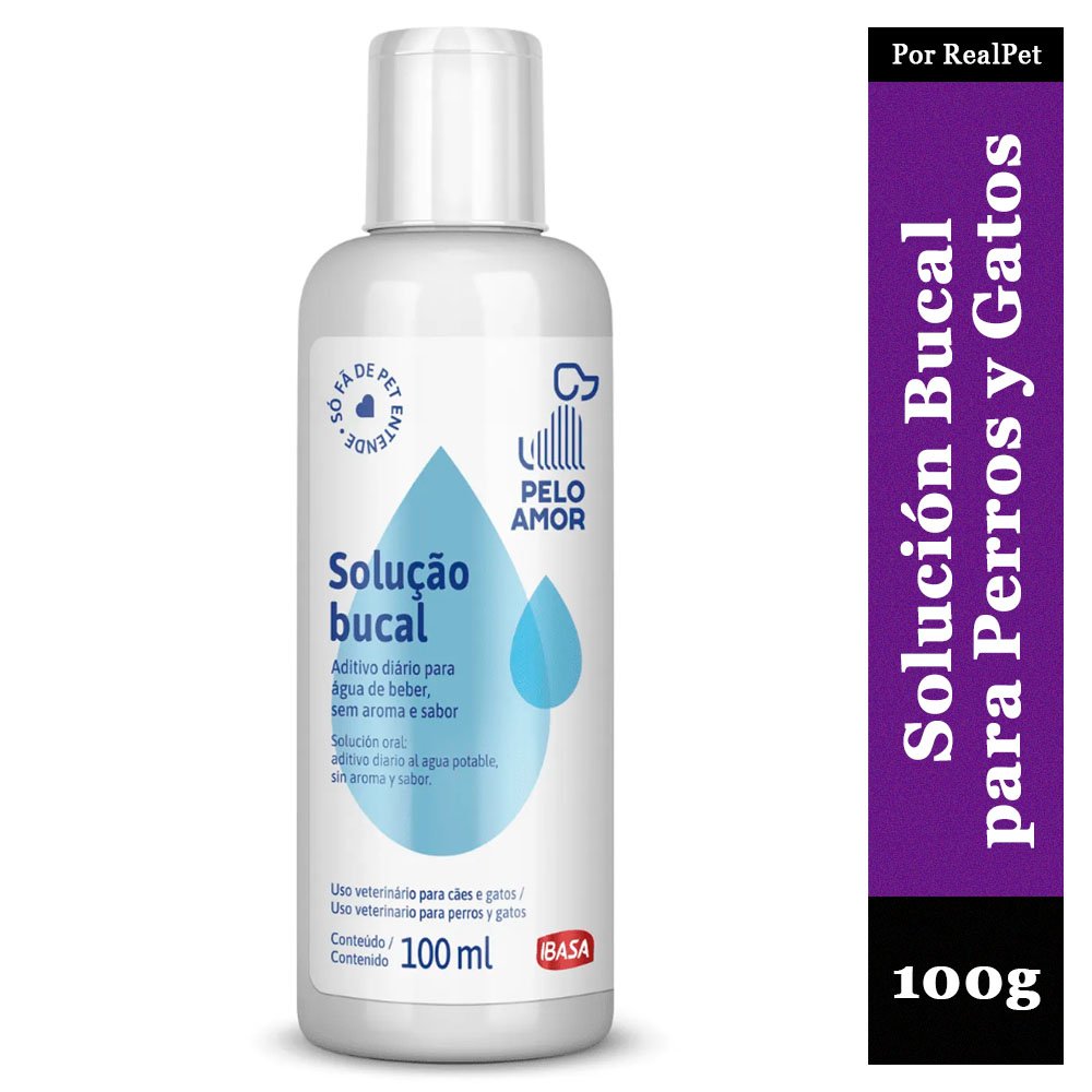 Solución Bucal para Agua Ibasa Perros y Gatos 100ml