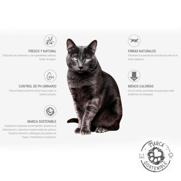 Pack x2 Comida para Gato Esterilizado Mio Gatto Premium 7 kg - Imagen 3