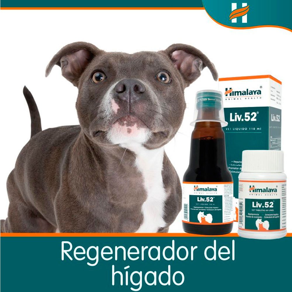 Protector Hepático Perros y Gatos Himalaya LIV 52 110ml - Imagen 3