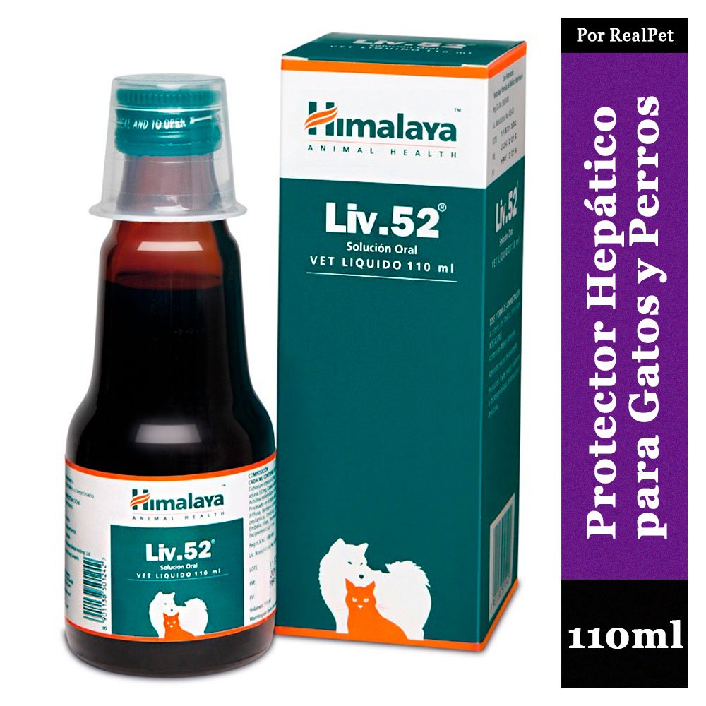 Protector Hepático Perros y Gatos Himalaya LIV 52 110ml