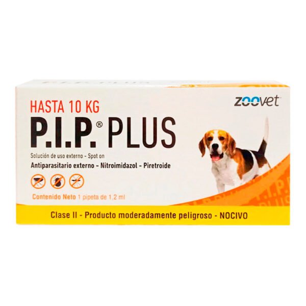 Pack x2 Pipeta Antiparasitario Antipulga P.I.P Perro 4-10 kg - Imagen 2