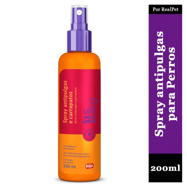 Spray Antipulgas y Antigarrapatas para Perros Ibasa 200ml