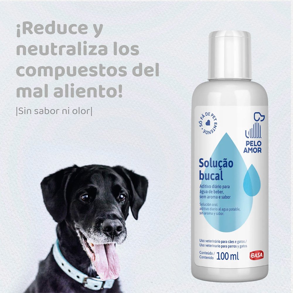 Solución Bucal para Agua Ibasa Perros y Gatos 100ml - Imagen 2