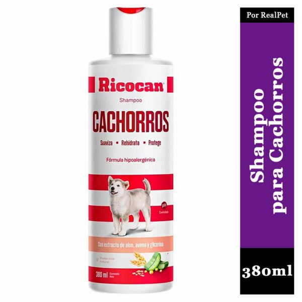 Shampoo para Perro Cachorro Piel Sensible Ricocan 380ml