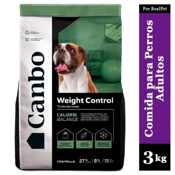 Comida para Perro Adulto Canbo Balance Control de Peso 3 kg