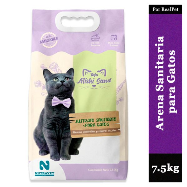Arena Tofu para Gatos Mishi Sand 7.5kg