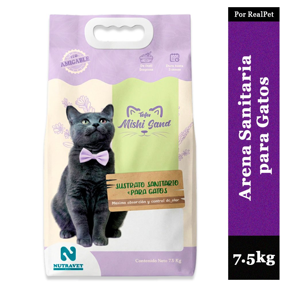 Arena Tofu para Gatos Mishi Sand 7.5kg