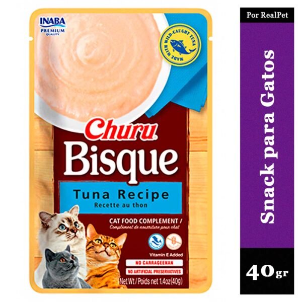 Snack Sopa para Gato Churu Bisque Sabor Atún 40 gr